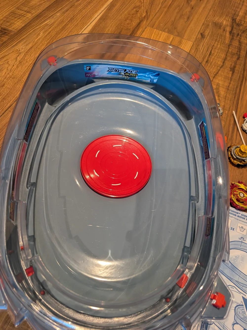 Beyblade Burst Surge Speedstorm Motor Strike Battle Set with Motorized Stadium